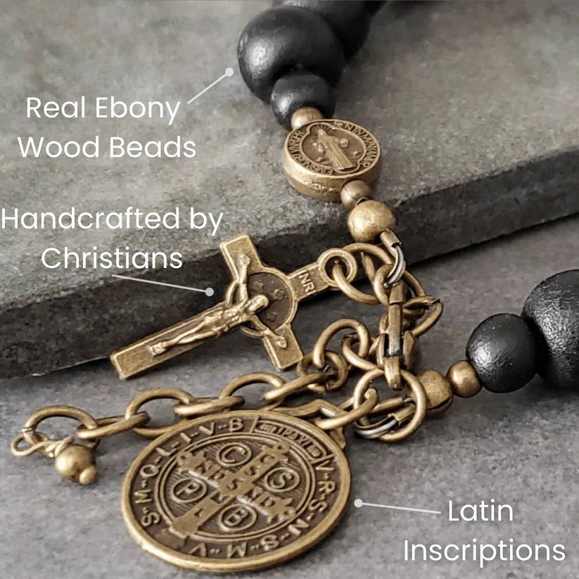 St. Benedict Crucifix Bracelet – For Generational Deliverance