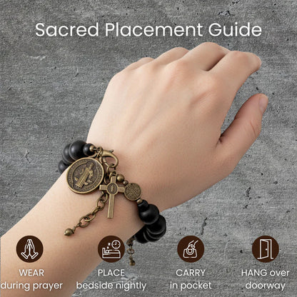 St. Benedict Crucifix Bracelet – For Generational Deliverance