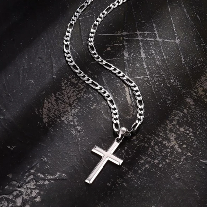 Cruz de acero inoxidable
