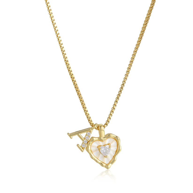 Collar Inicial de Corazón