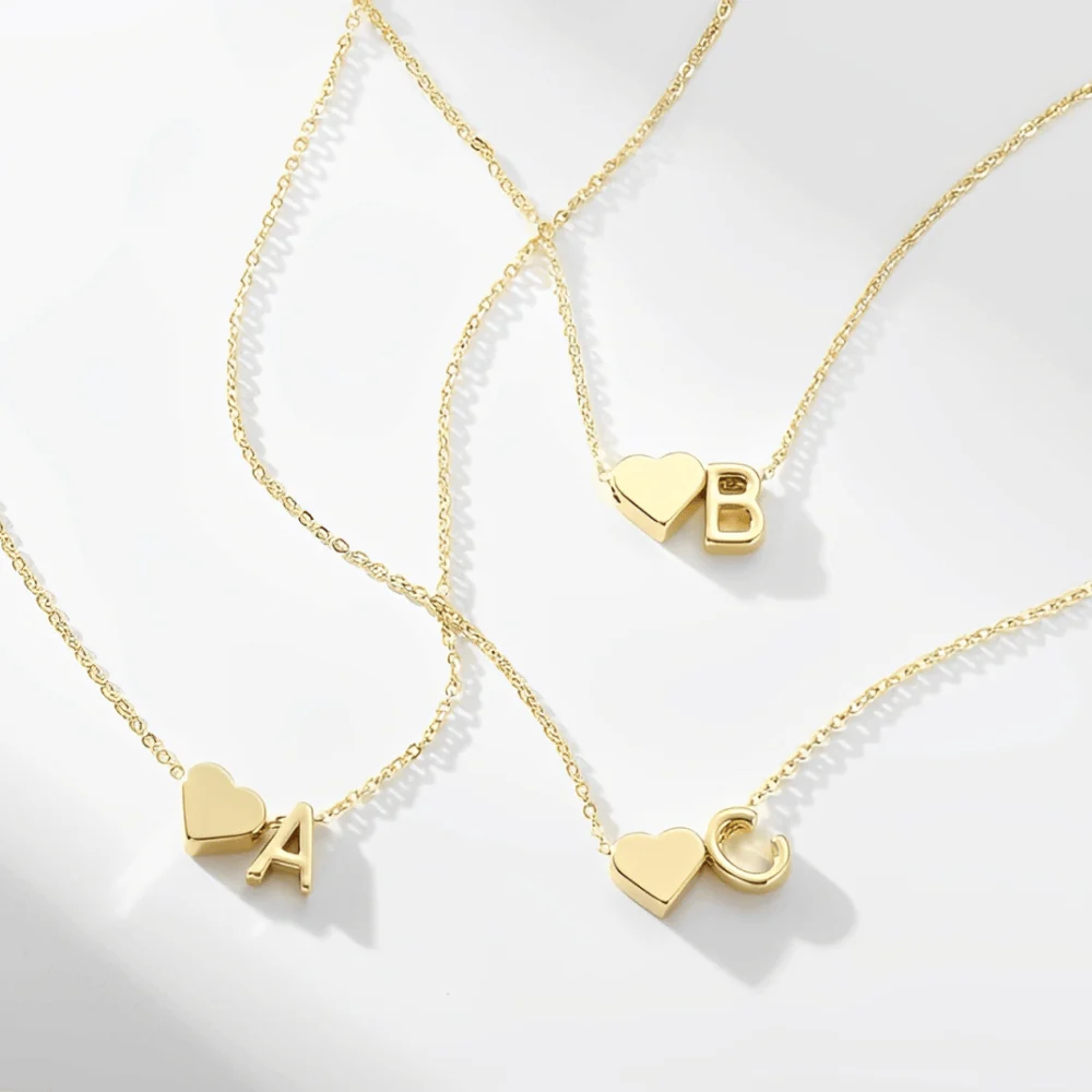 Collar inicial Katy Heart