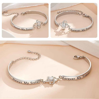 Pulsera de trébol de cuatro hojas