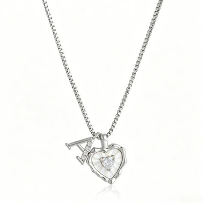 Collar Inicial de Corazón