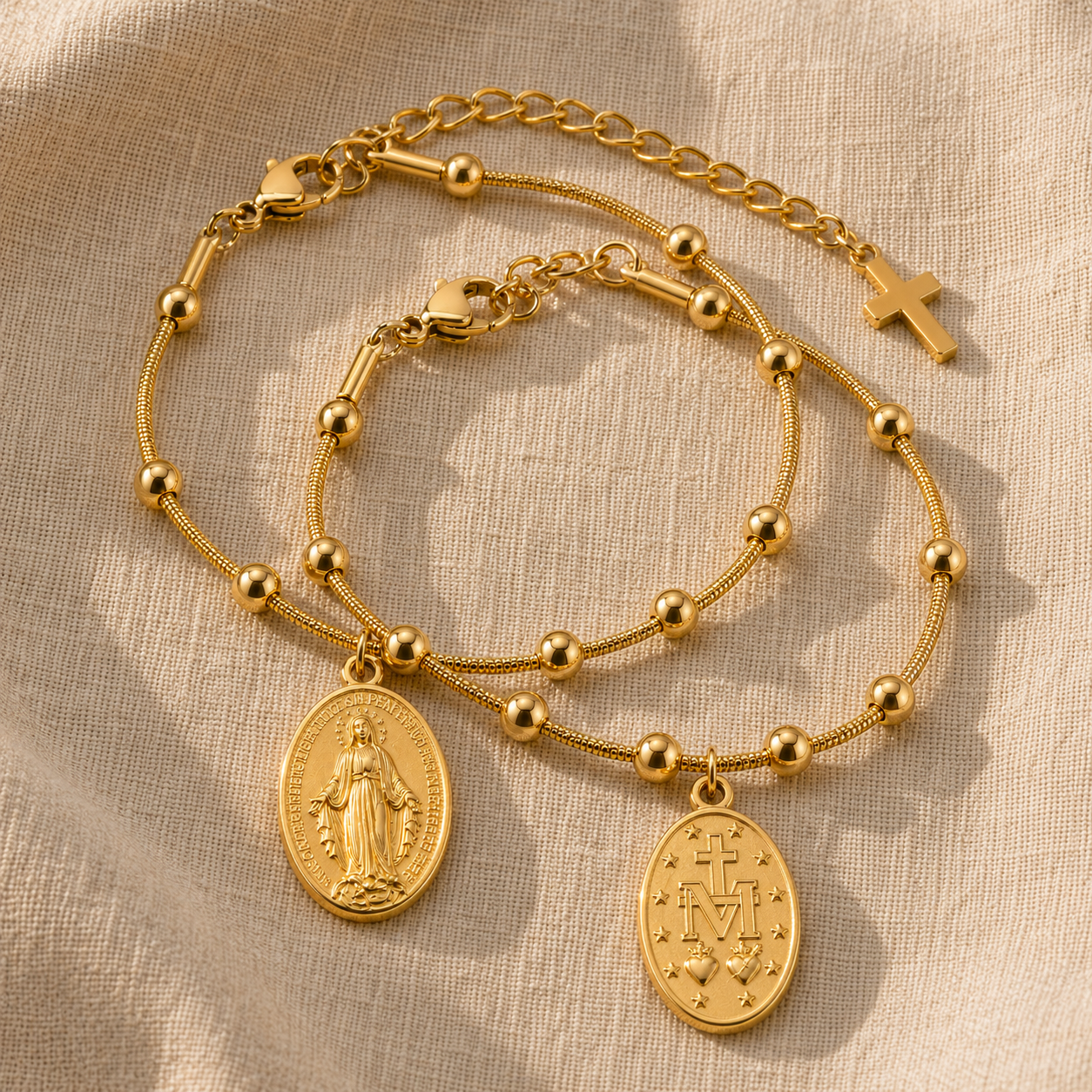Our Lady Medal Bracelet